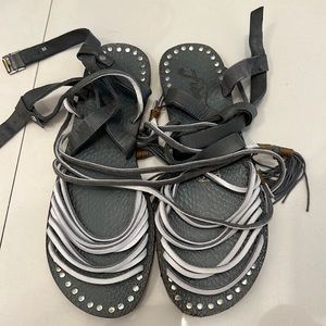 Free people leather sandals